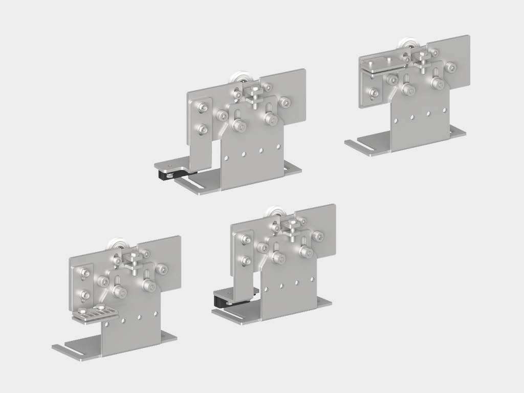 * Комплект кареток  (4 шт.) для внутренних створок в приводе серии ad-sp-telescope.